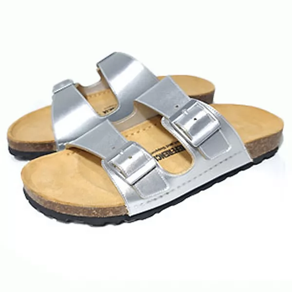 Sandales pour femme 203 argent   .......... sandale médicale femme confortable Maroc